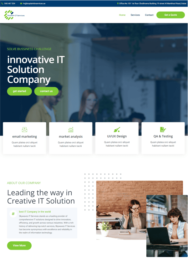 Diseño web Corporativo